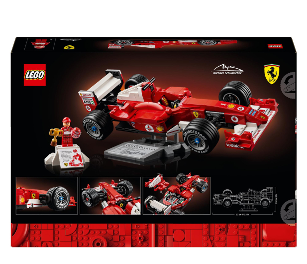 LEGO ICONS 11375 Ferrari F2004 i Michael Schumacher - 1489543 - zdjęcie 10